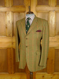 26/0788 heavyweight vintage john g hardy gun check tweed country sports jacket 46 long