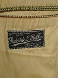 26/0789 vintage bernard weatherill heavyweight brown glen check tweed hacking jacket w/ ghillie collar 40 regular