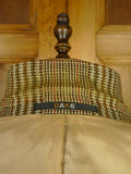 26/0789 vintage bernard weatherill heavyweight brown glen check tweed hacking jacket w/ ghillie collar 40 regular