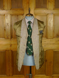 26/0795 superb vintage british thornproof twist brown glen check tweed hacking jacket 38 regular