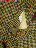 26/0793 immaculate vintage dege savile row bespoke shepherds check tweed country suit 44 regular