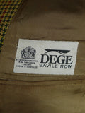 26/0793 immaculate vintage dege savile row bespoke shepherds check tweed country suit 44 regular