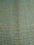 26/0794 vintage irish green puppytooth check wool town & country suit 42-43 long