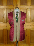 26/0801 near immaculate fallon & harvey savile row shepherds check sports jacket blazer in harrisons pure cashmere cloth 39-40 regular