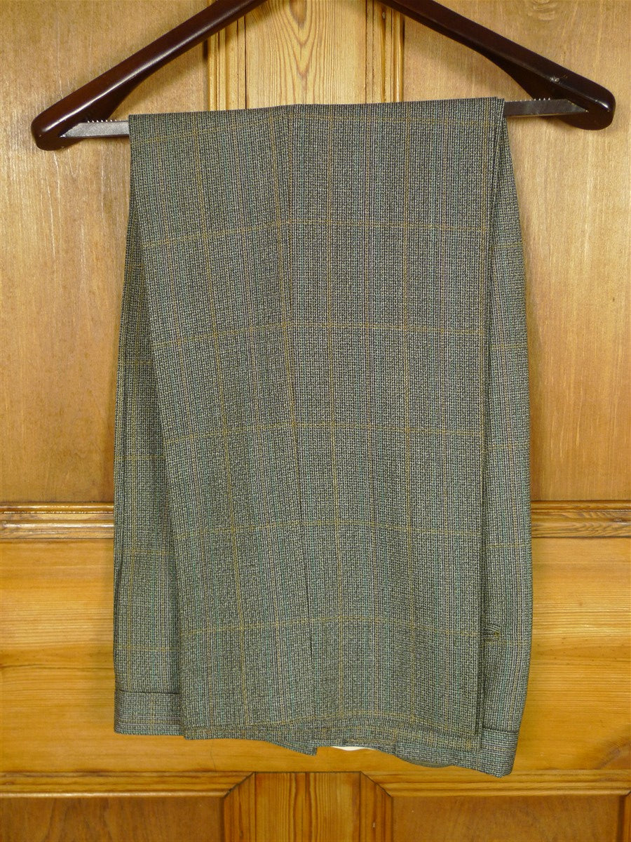 26/0808 vintage british wp check thornproof twist town & country suit 43-44 regular