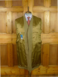26/0803 vintage baron of piccadilly khaki venetian wool covert coat overcoat 46 regular