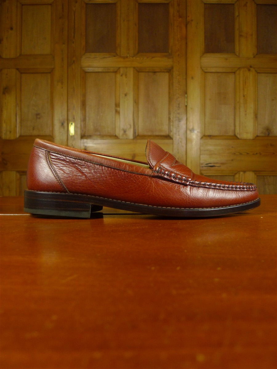 26/0779 near immaculate bally of switzerland brown leather loafer shoe w/ trees uk 8 E