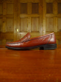26/0779 near immaculate bally of switzerland brown leather loafer shoe w/ trees uk 8 E