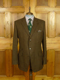 26/0820 immaculate cordings piccadilly brown twill tweed sports jacket blazer w/ contrast linings 44 long