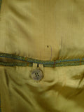 26/0822 musto performance green wp check tweed shooting jacket w/ action back 44 regular to long