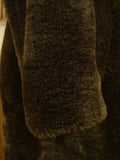 26/0826 richard james savile row brown 'teddy bear' style motoring car coat overcoat w/ belt (rrp £800) 38-40