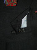 26/0811 kent haste lachter 2016 savile row bespoke charcoal grey nailhead weave 4-piece worsted suit (portly cut) 47 regular to long