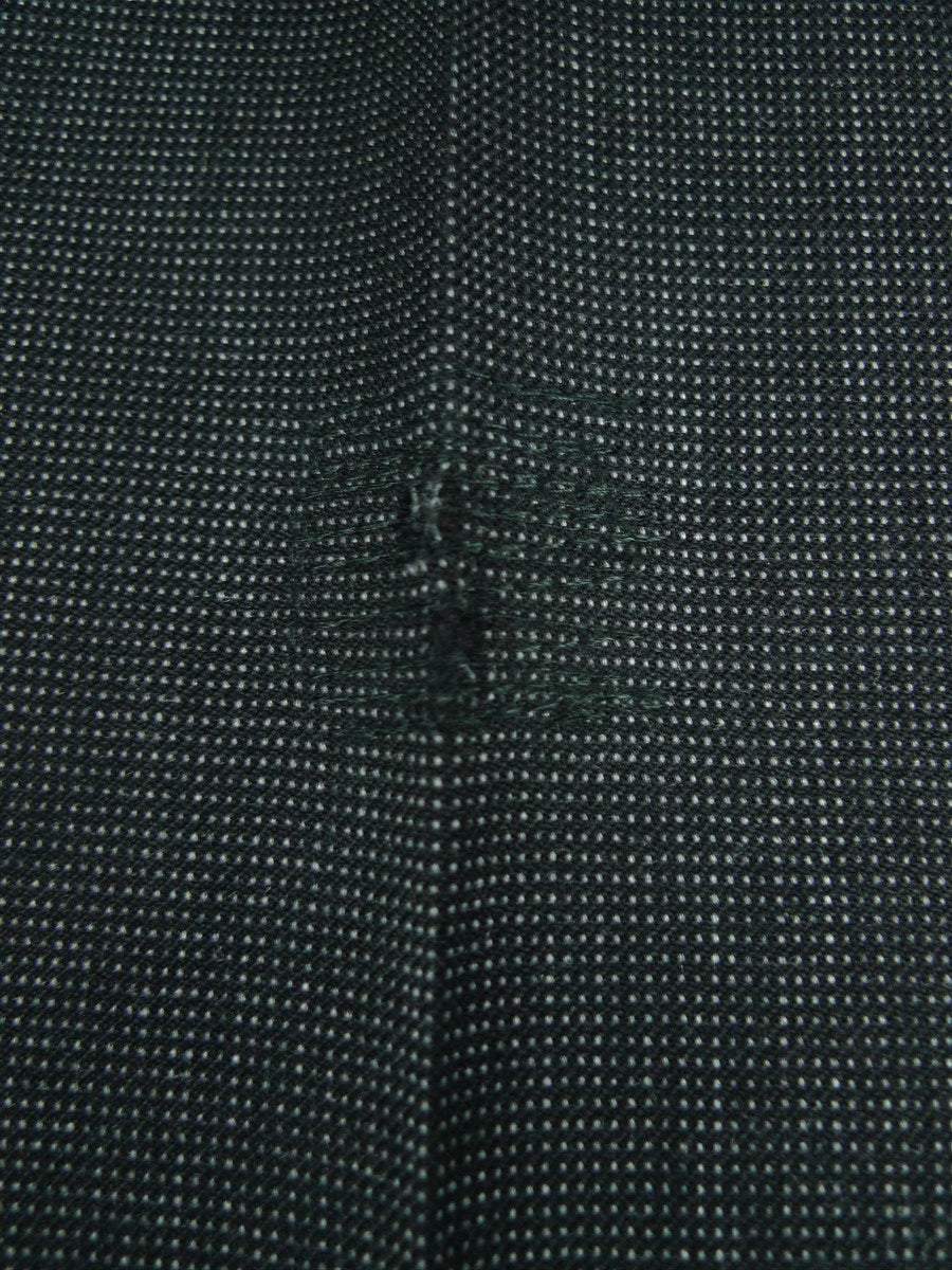 26/0811 kent haste lachter 2016 savile row bespoke charcoal grey nailhead weave 4-piece worsted suit (portly cut) 47 regular to long