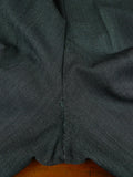 26/0811 kent haste lachter 2016 savile row bespoke charcoal grey nailhead weave 4-piece worsted suit (portly cut) 47 regular to long