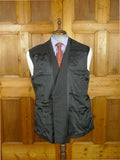 26/0828 couch & hoskin 2015 city of london bespoke pale grey rope-stripe d/b worsted flannel suit 44-45 short