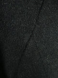 26/0845 stunning 1985 vintage henry poole charcoal grey d/b cashmere 'king coat' overcoat overcoat w/ silk-velvet collar 46