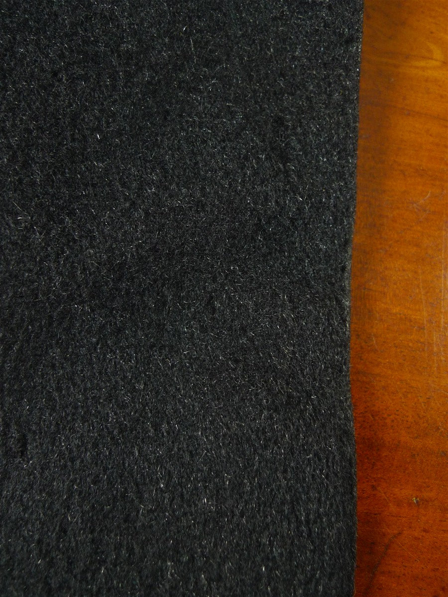 26/0845 stunning 1985 vintage henry poole charcoal grey d/b cashmere 'king coat' overcoat overcoat w/ silk-velvet collar 46