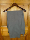 26/0848 vintage 1994 henry poole savile row bespoke grey herringbone worsted suit 44 regular