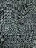26/0848 vintage 1994 henry poole savile row bespoke grey herringbone worsted suit 44 regular