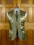 26/0832 immaculate vintage john g hardy khaki green wp check wool tweed sports jacket 40 regular