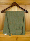 26/0844 vintage  green wp check tweed shooting breeks 33-35