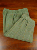 26/0844 vintage  green wp check tweed shooting breeks 33-35