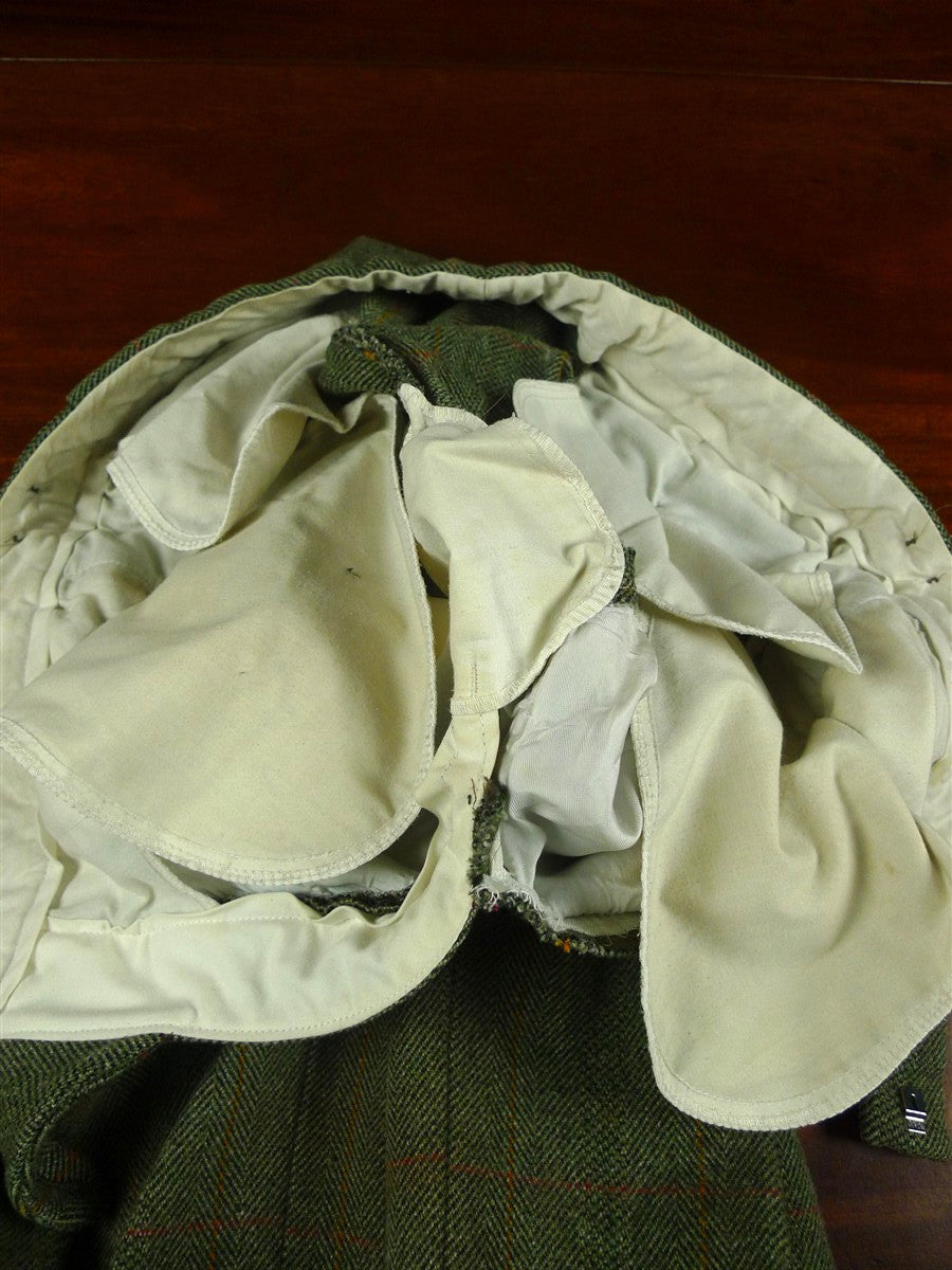 26/0844 vintage  green wp check tweed shooting breeks 33-35
