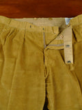 26/0841 immaculate 2016 kent haste lachter savile row bespoke tan brown corduroy trouser 37-41