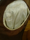 26/0835 vintage harrods brown shepherds check cashmere blend sports jacket blazer 40 regular
