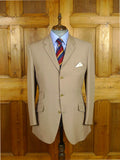 26/0834 immaculate vintage daks taupe wool travel blazer jacket 41 regular