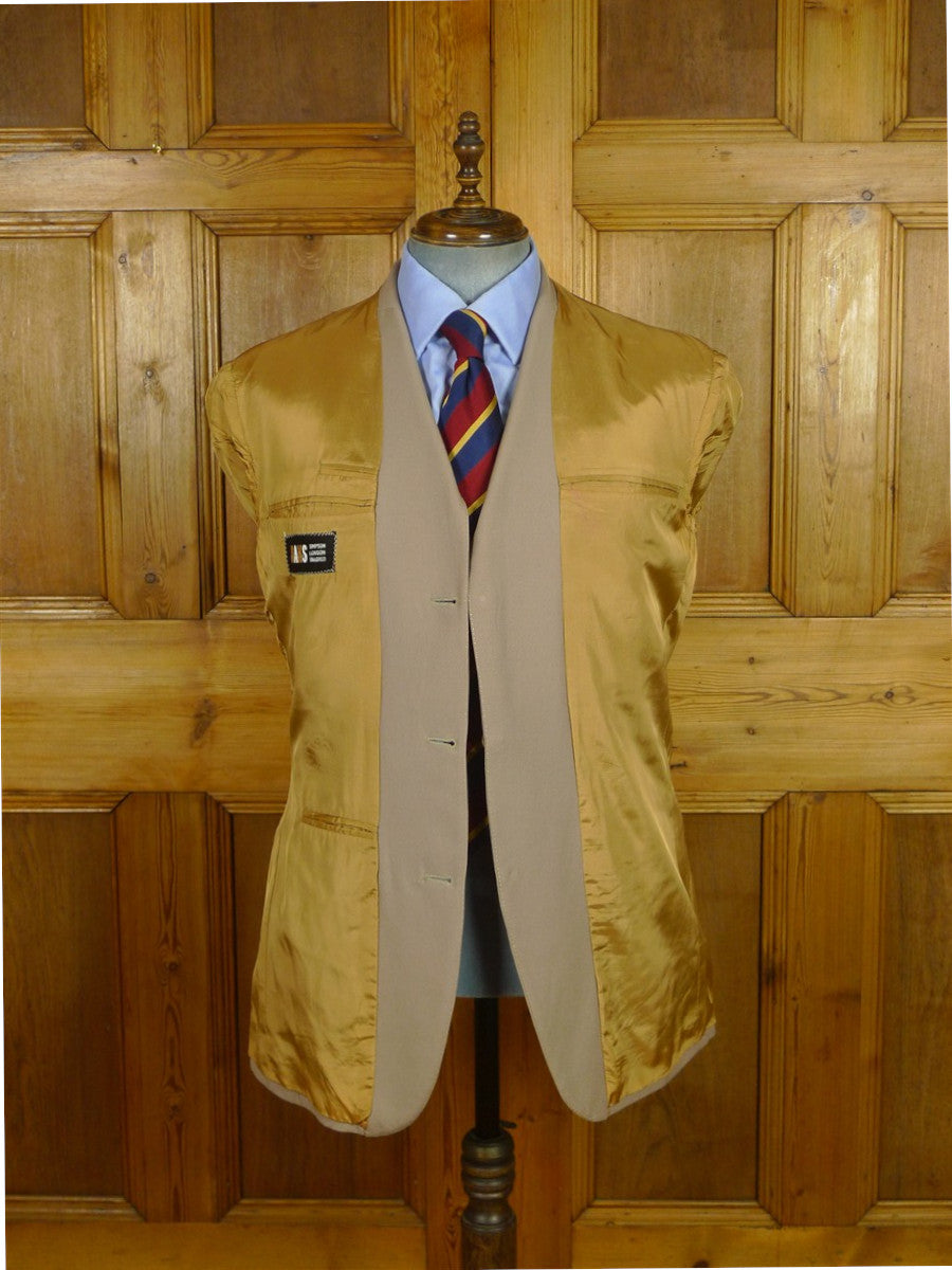 26/0834 immaculate vintage daks taupe wool travel blazer jacket 41 regular