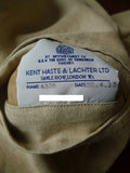 26/0847 immaculate 2015 kent haste lachter savile row bespoke unstructured linen chore jacket blazer 48 regular to long