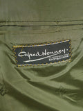 26/0831 vintage daks signature khaki glen check wool sports jacket 42 long