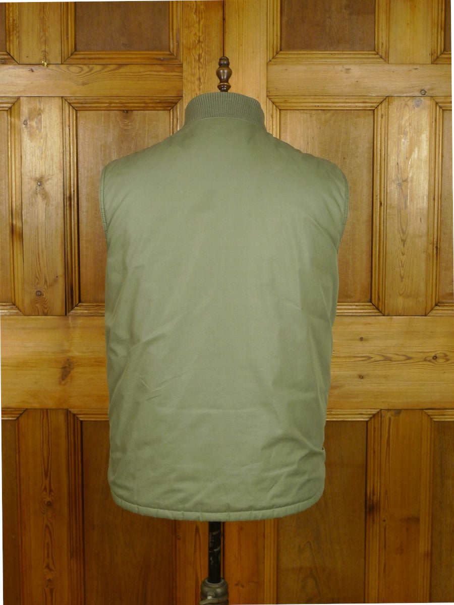 26/0856 vintage grenfell poly / cotton mix shooting vest gilet 42-44
