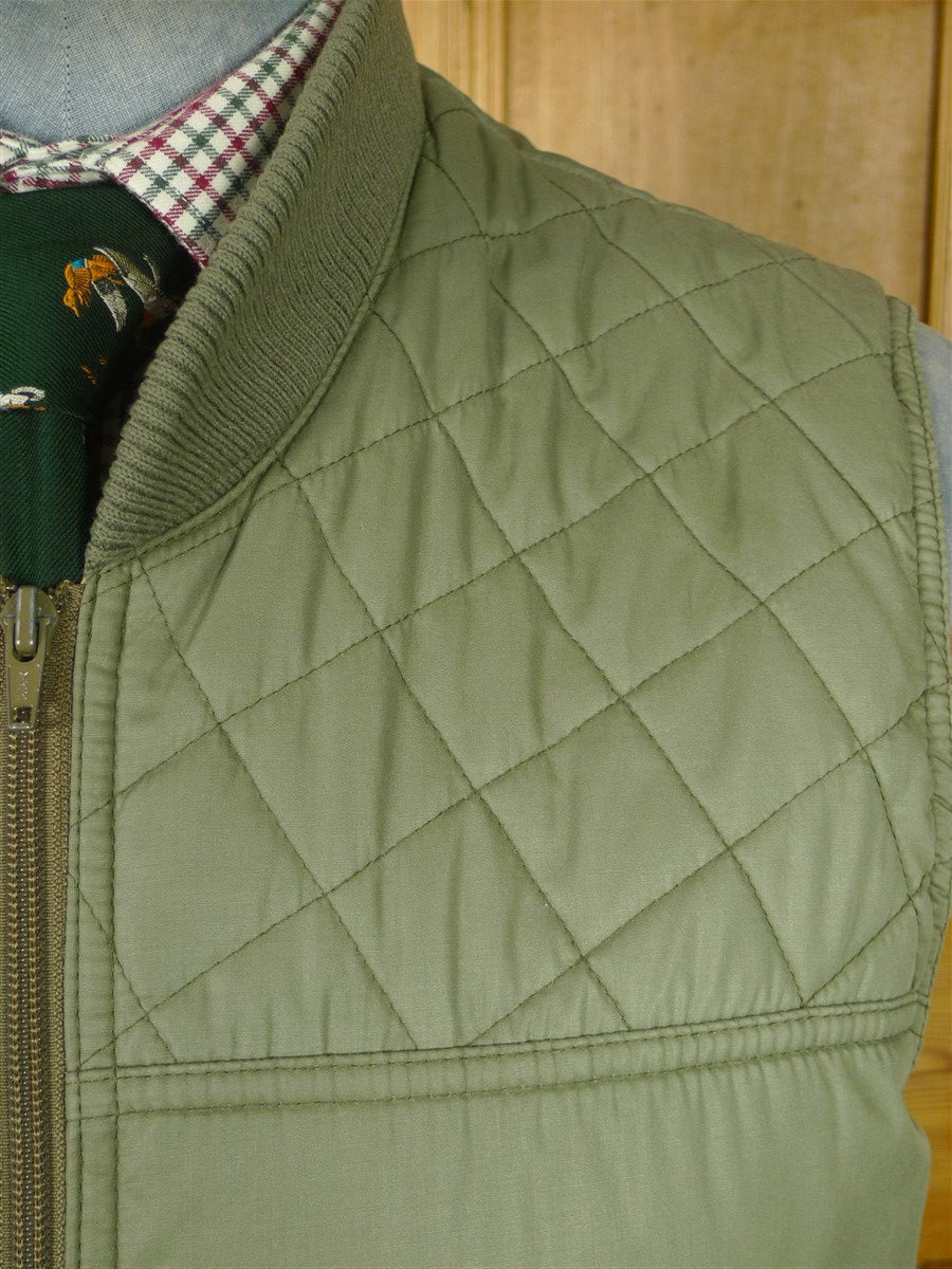 26/0856 vintage grenfell poly / cotton mix shooting vest gilet 42-44