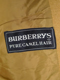 26/0855 vintage burberrys' pure camel hair waistcoat vest 40-41