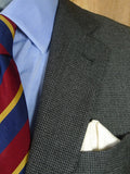 26/0858 immaculate hackett grey dogtooth loro piana 4-seasons super 120s wool suit 39 regular to long