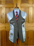 26/0858 immaculate hackett grey dogtooth loro piana 4-seasons super 120s wool suit 39 regular to long