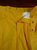 26/0865 vintage aquascutum yellow gold cotton summer trouser chino 30-33
