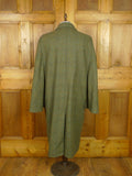 26/0871 vintage scottish tailor-made green wp check tweed inverness cape 46
