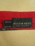 26/0894 genuine vintage austin reed blue / red pattern cravat for vintage revivals