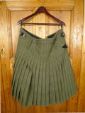 26/0874 immaculate sutherland sporting tweed company green wp check heavyweight kilt 40-42