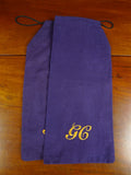 26/0931 george cleverley custom grade brown apron lace-up shoe w/ embroidered bags uk 8.5 e
