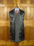 26/0936 immaculate wonderful 1960s vintage british d/b coat overcoat w/ back strap 38-39