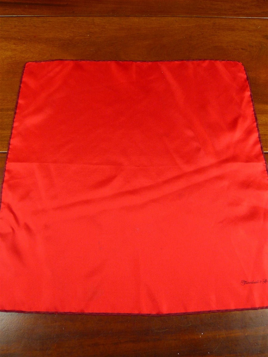 26/0939 red turnbul & asser jermyn street silk pocket square