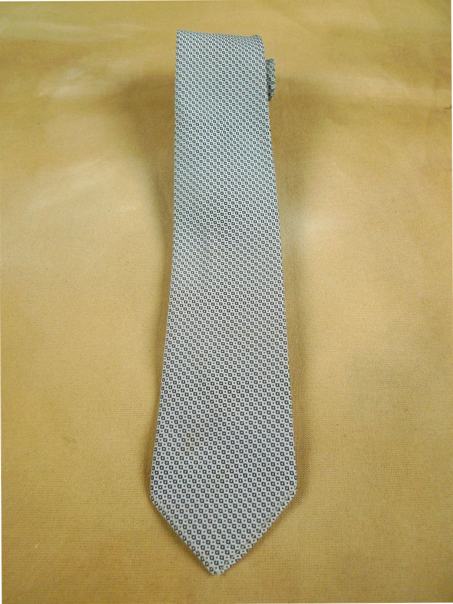26/0929 vintage 1960s austin reed grey pattern tie for goodwood revival