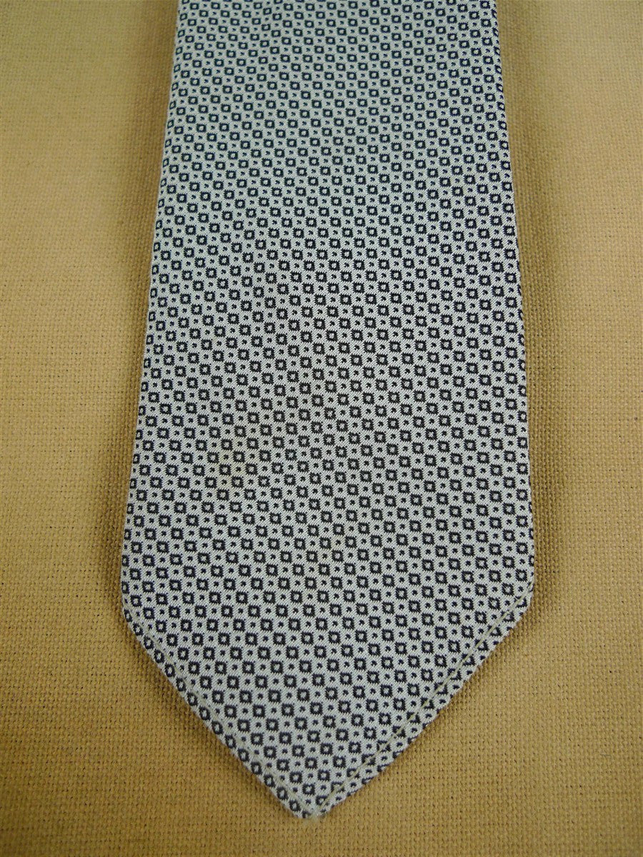 26/0929 vintage 1960s austin reed grey pattern tie for goodwood revival