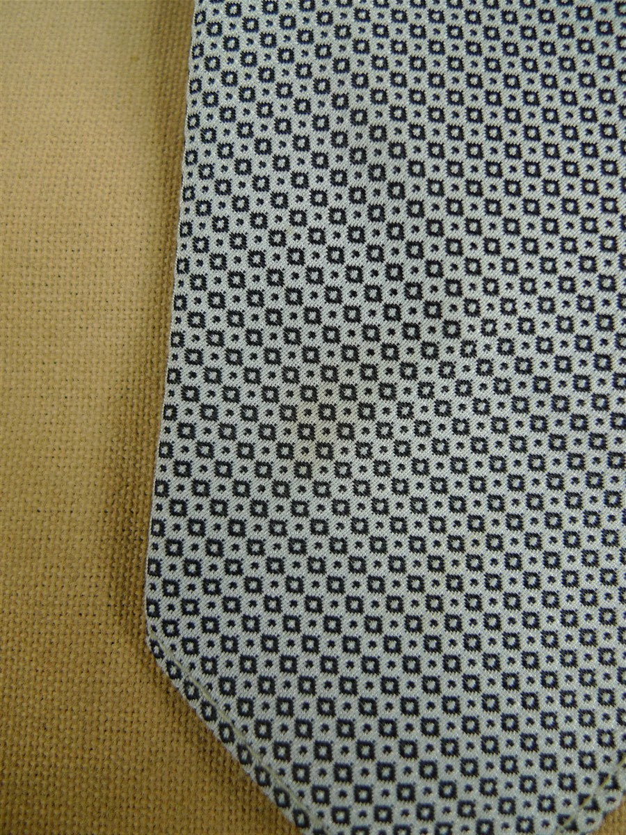 26/0929 vintage 1960s austin reed grey pattern tie for goodwood revival
