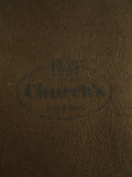 26/0933 church's brown felt shoe bags pair