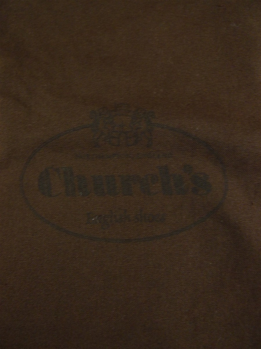 26/0916 church's woven cotton shoe bags pair